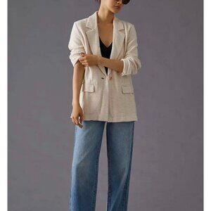 Anthropologie Cream Blazer